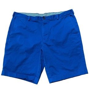 Brooks Brothers 1818 Men’s Chino Shorts Size 42 Inseam 10” Blue Cotton Excellent